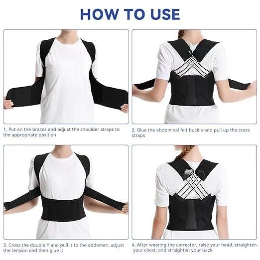 Adjustable Back Posture Corrector/ Slouching Relieve Pain Belt  for Women/Men